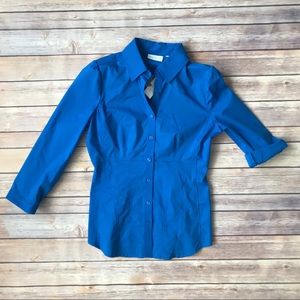 BRAND NEW New York and Company Blue Button Down